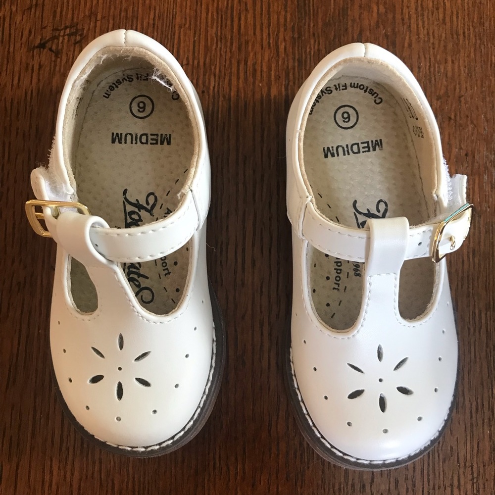 White Mary Janes